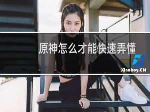 原神怎么才能快速弄懂