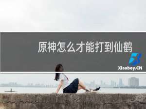 原神怎么才能打到仙鹤