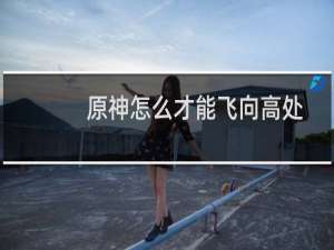 原神怎么才能飞向高处