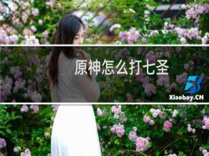 原神怎么打七圣