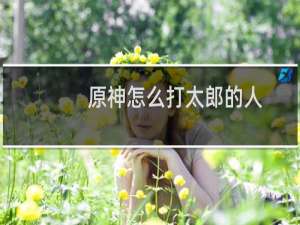 原神怎么打太郎的人