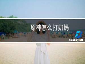 原神怎么打奶妈