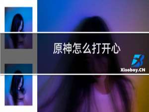 原神怎么打开心