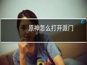 原神怎么打开派门