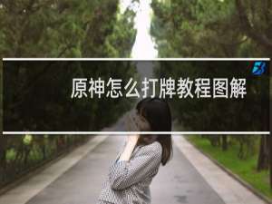 原神怎么打牌教程图解