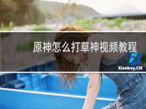 原神怎么打草神视频教程