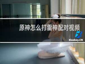 原神怎么打雷神配对视频