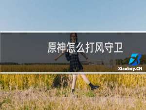 原神怎么打风守卫