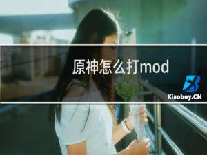 原神怎么打mod