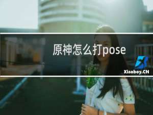 原神怎么打pose