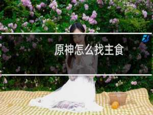 原神怎么找主食