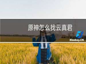 原神怎么找云真君