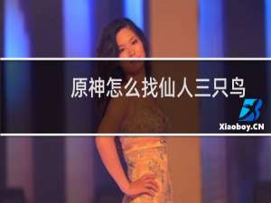 原神怎么找仙人三只鸟