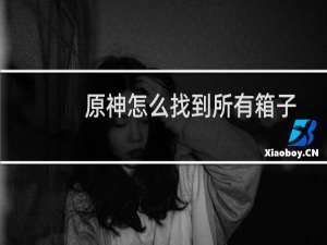 原神怎么找到所有箱子