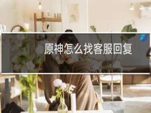 原神怎么找客服回复