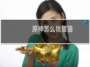 原神怎么找狸猫