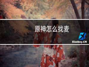 原神怎么找麦