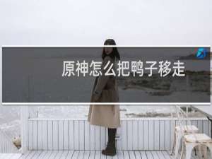 原神怎么把鸭子移走