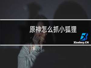原神怎么抓小狐狸