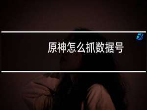 原神怎么抓数据号