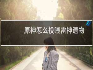 原神怎么投喂雷神遗物