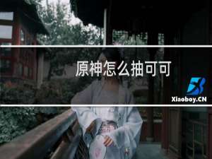 原神怎么抽可可