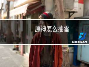 原神怎么抽雷