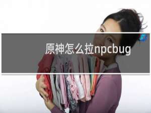 原神怎么拉npcbug