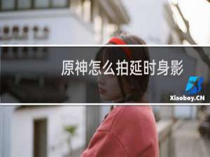 原神怎么拍延时身影