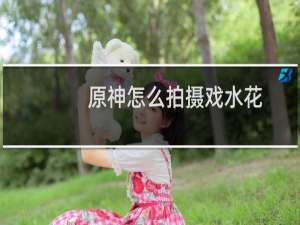 原神怎么拍摄戏水花