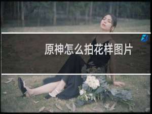 原神怎么拍花样图片
