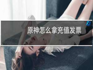 原神怎么拿充值发票
