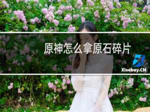 原神怎么拿原石碎片
