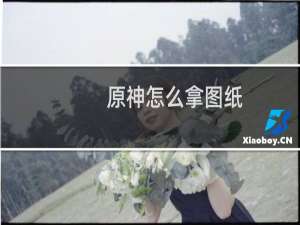 原神怎么拿图纸
