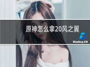 原神怎么拿 风之翼