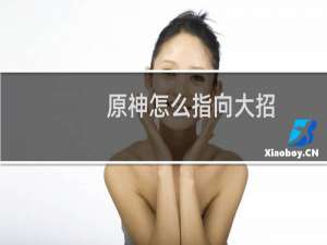 原神怎么指向大招