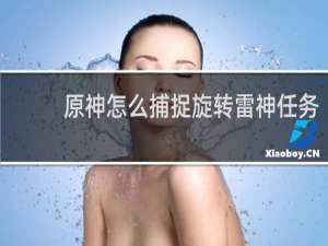 原神怎么捕捉旋转雷神任务