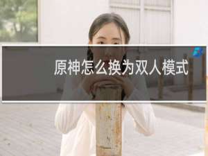 原神怎么换为双人模式