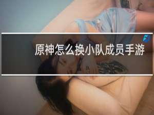 原神怎么换小队成员手游