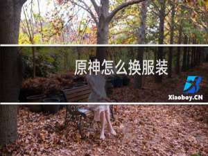 原神怎么换服装