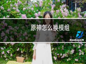 原神怎么换模组