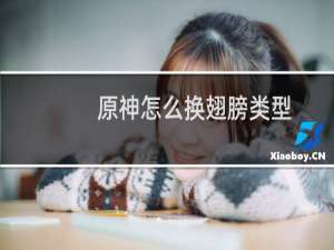 原神怎么换翅膀类型