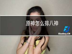 原神怎么排八神