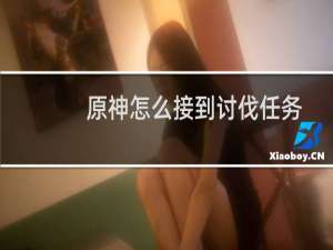 原神怎么接到讨伐任务