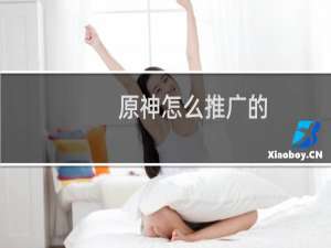 原神怎么推广的