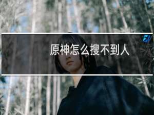 原神怎么搜不到人