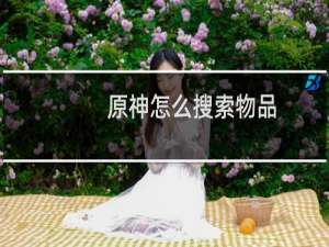 原神怎么搜索物品