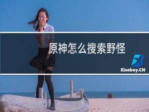 原神怎么搜索野怪