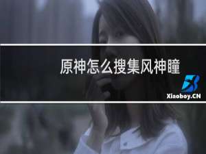 原神怎么搜集风神瞳