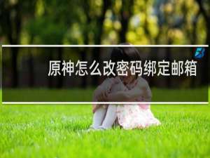 原神怎么改密码绑定邮箱